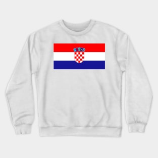 Republic of Croatia National Flag Crewneck Sweatshirt